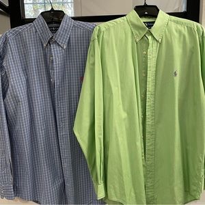 *sold* 2 Men’s Ralph Lauren Polo shirts.
